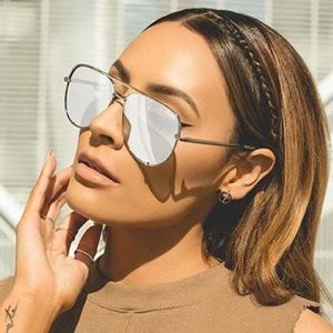 Desi Perkins x Quay Australia High Key Silver Sunglasses